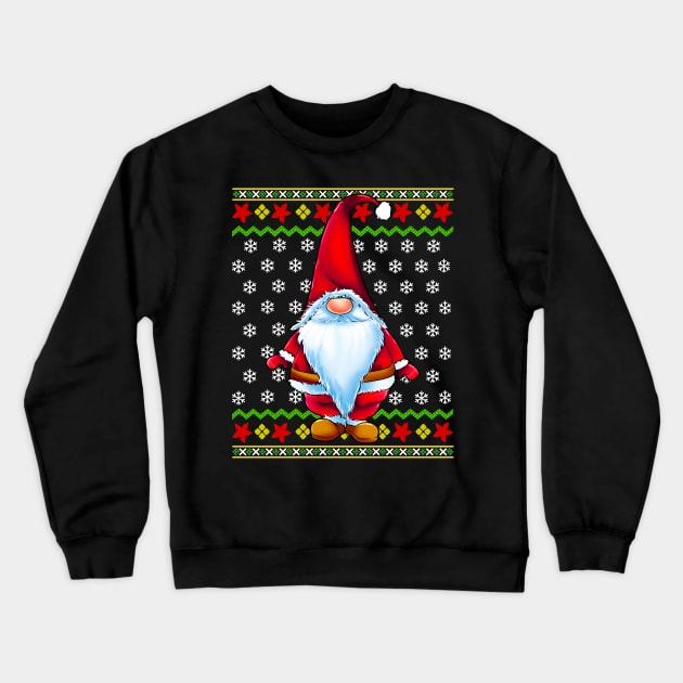 Santa Claus Gnome Ugly Christmas Sweater Crewneck Sweatshirt by E